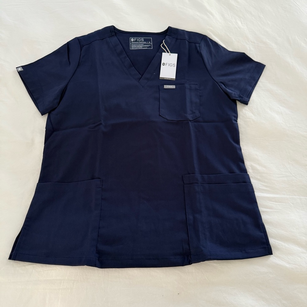 FIGS Scrub Set- Navy Blue Medium - Picture 4 of 14